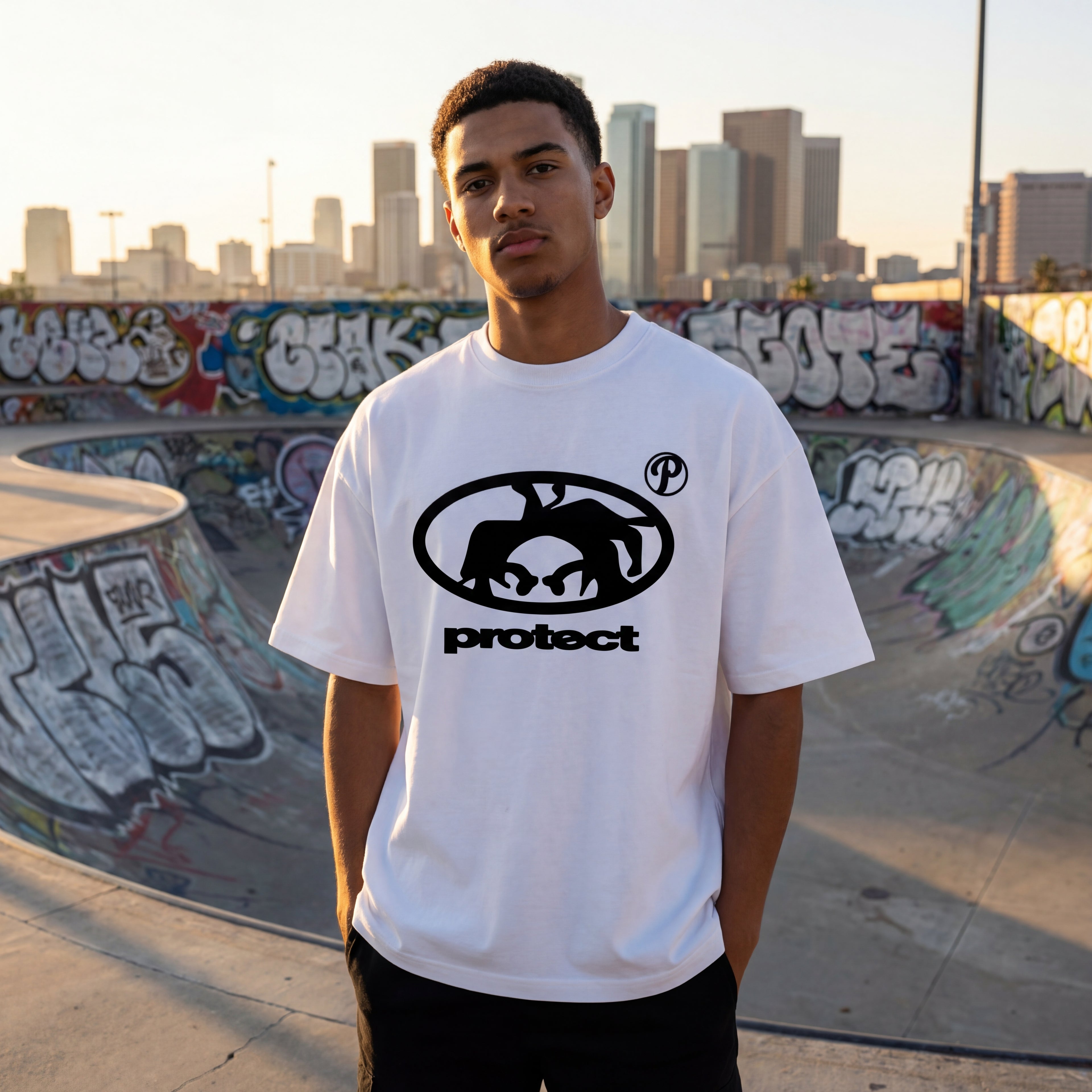 Oversized Boxy Graphic Tee