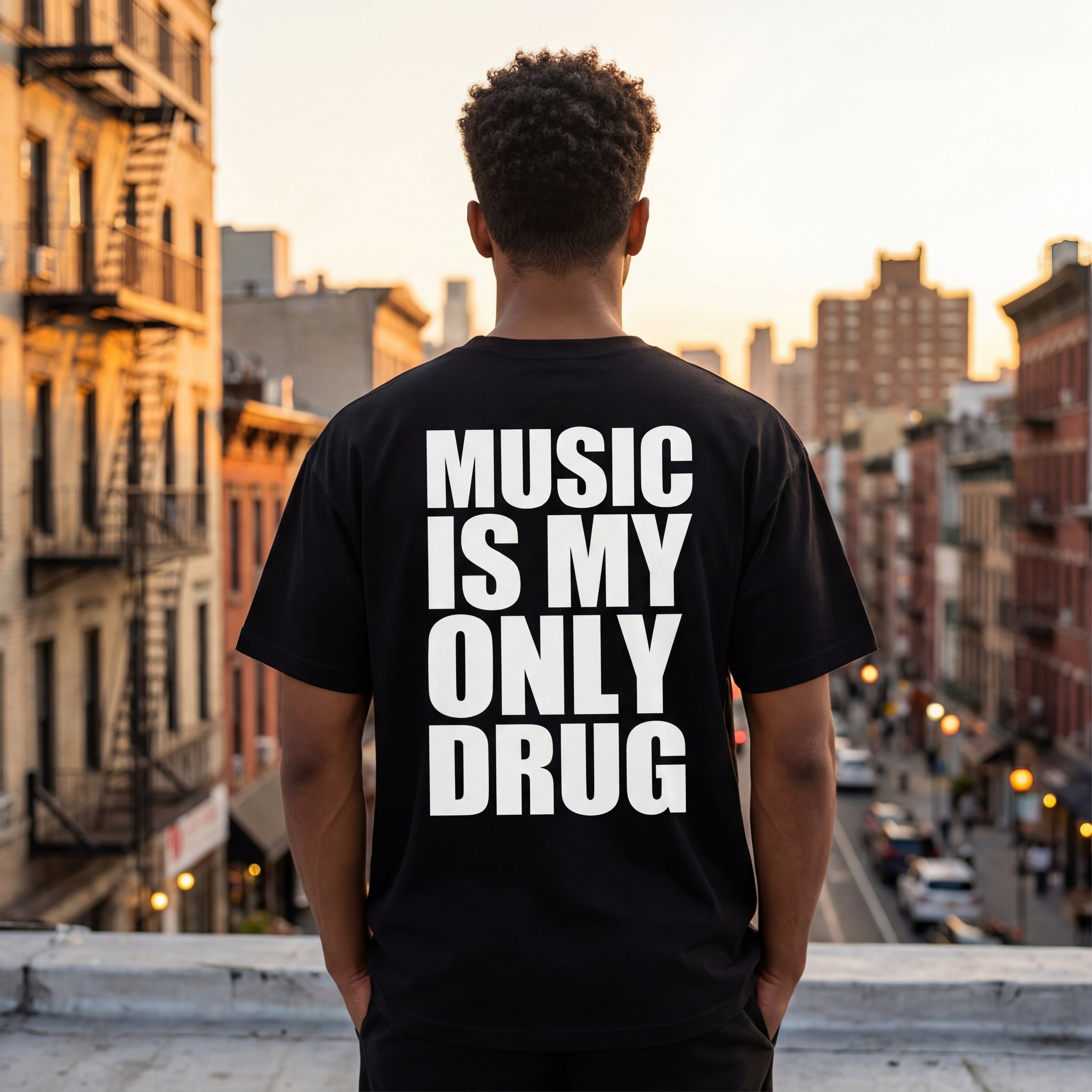 Music Is My Drug Tee